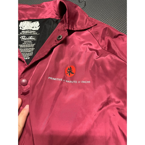 Naruto x Itachi Jacket Primitive Red Men's Size Small - Picture 3 of 7